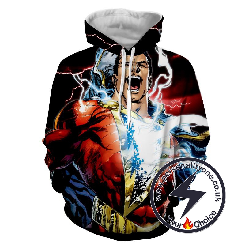 Shazam Power - Shazam 3D - Shazam Hoodies